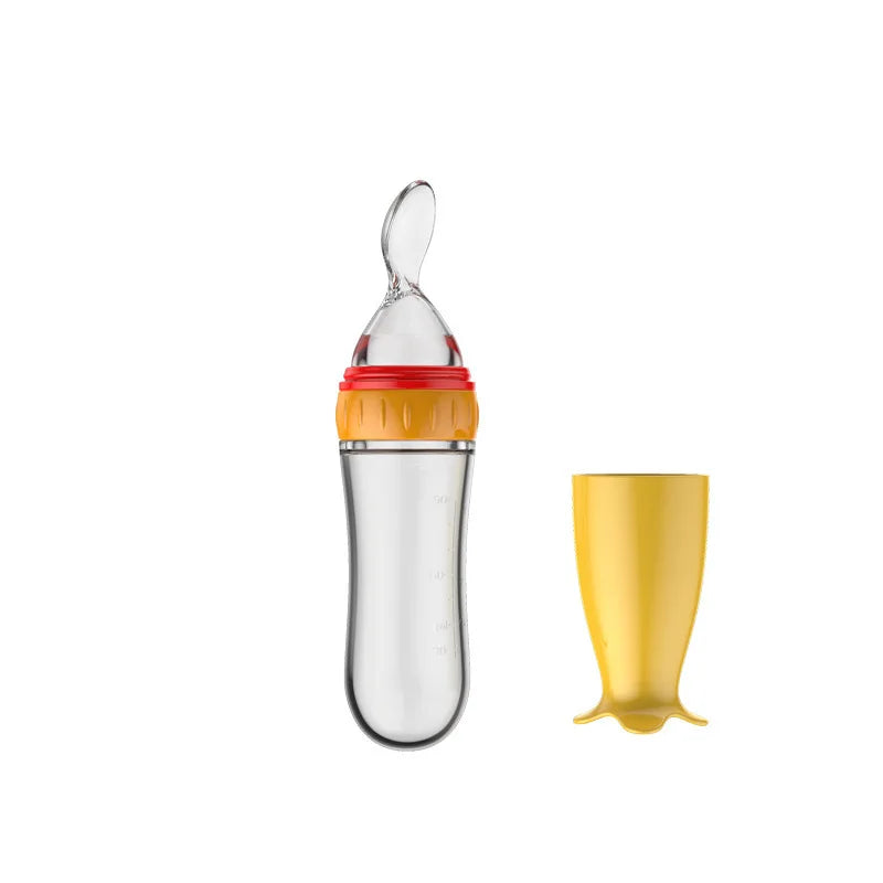 SafeSpoon™ Silicone Baby Feeding Bottle
