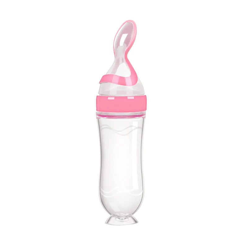 SafeSpoon™ Silicone Baby Feeding Bottle