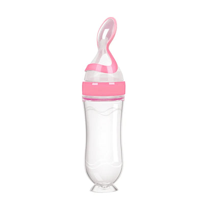 SafeSpoon™ Silicone Baby Feeding Bottle