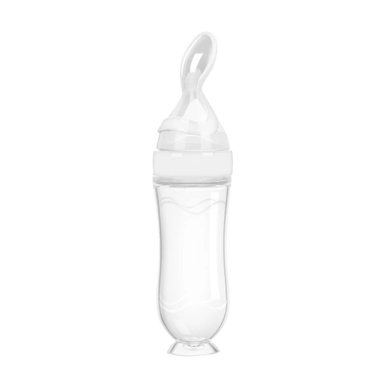 SafeSpoon™ Silicone Baby Feeding Bottle