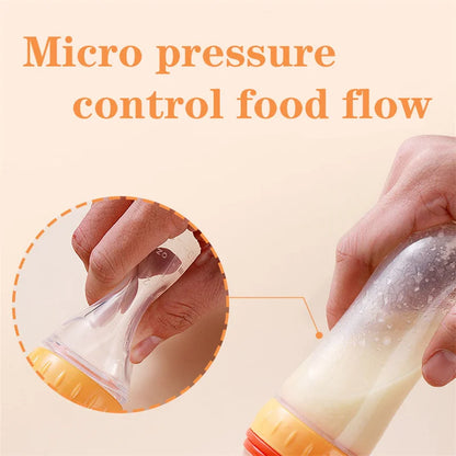 SafeSpoon™ Silicone Baby Feeding Bottle