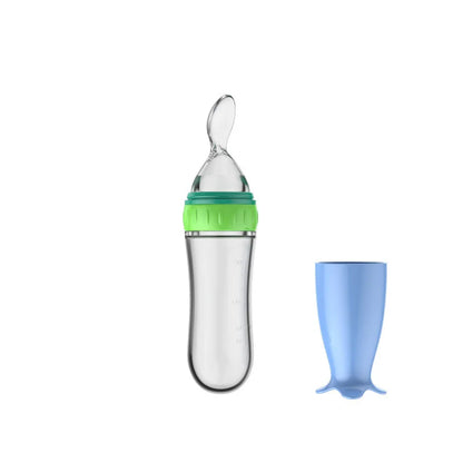 SafeSpoon™ Silicone Baby Feeding Bottle