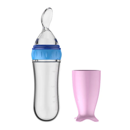 SafeSpoon™ Silicone Baby Feeding Bottle